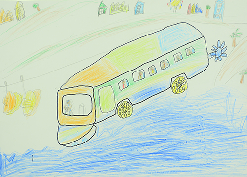 海でもはしれるバス