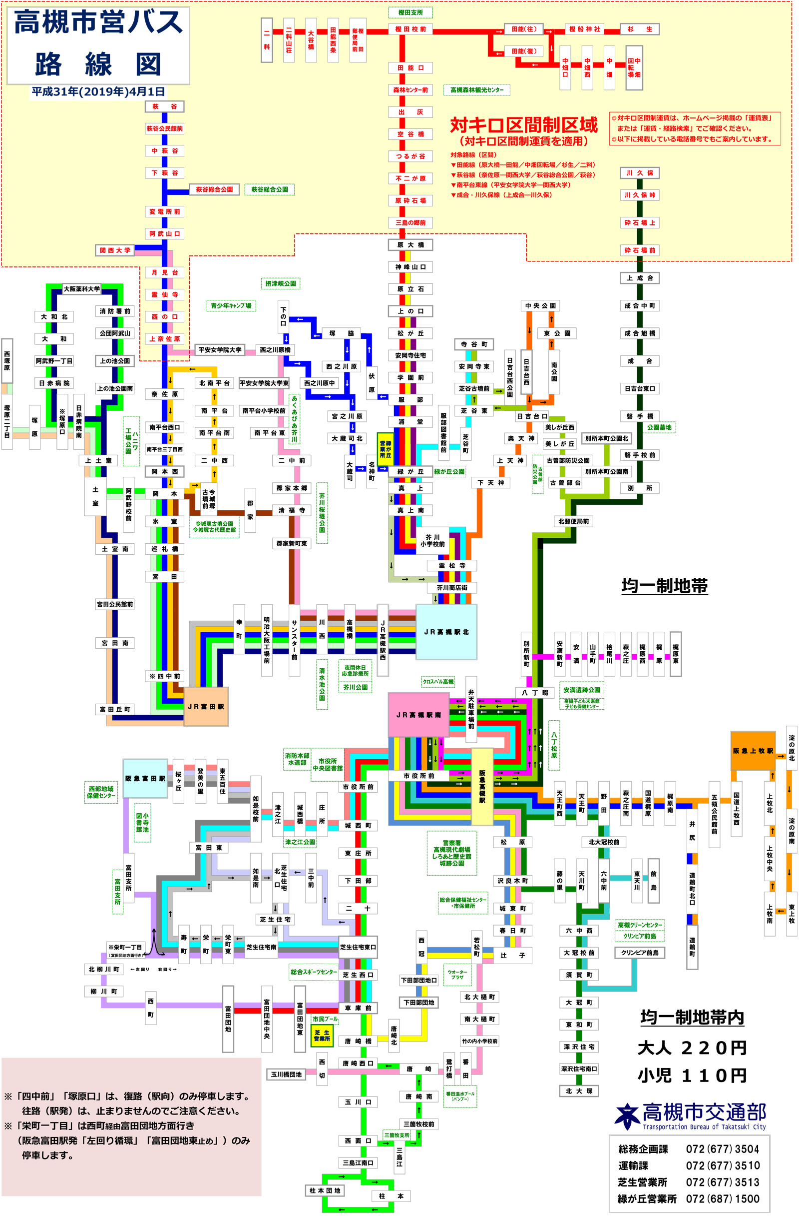 図 阪急 バス 路線