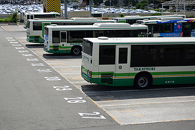 観光バス向け一時駐車場のご案内イメージ