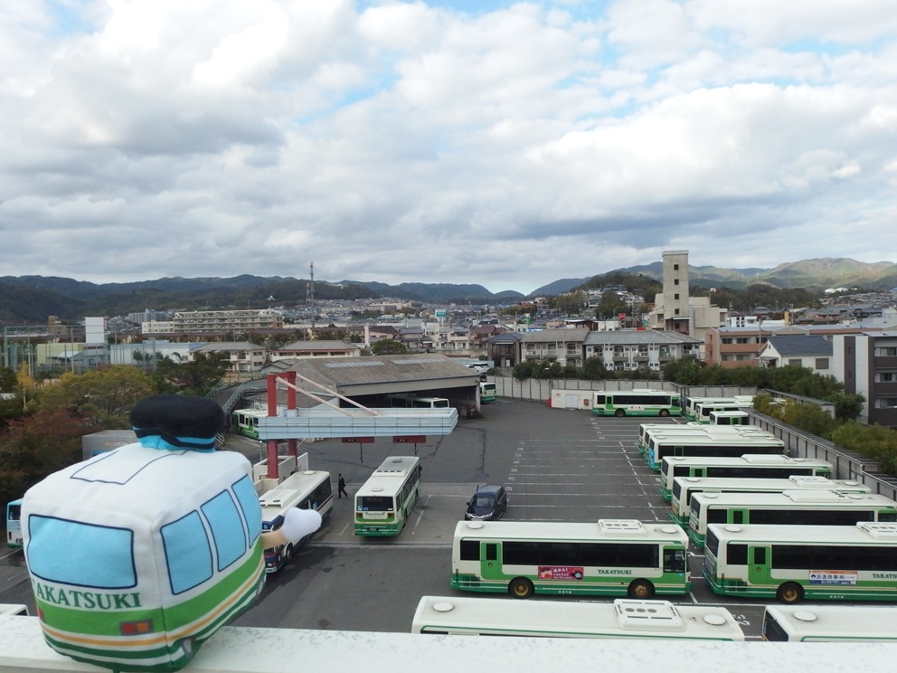 緑が丘営業所の屋上から眺める風景