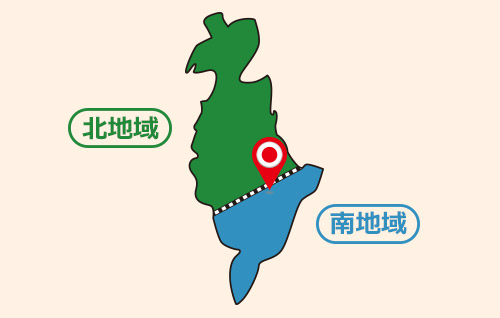 33 高槻市の地図上で安満遺跡公園のおおよその位置の画像
