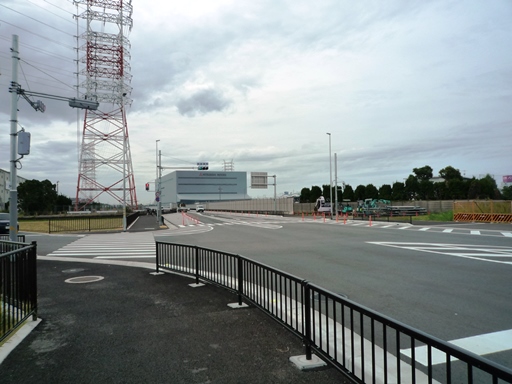 新たに整備された道路 新たに整備された道路
