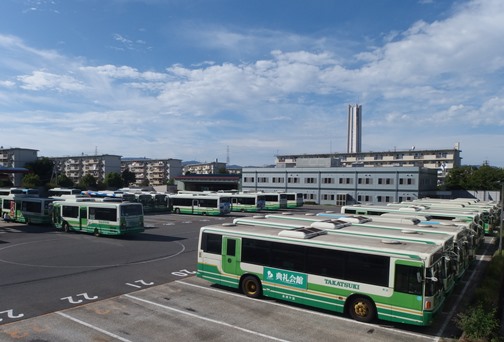 芝生営業所の風景