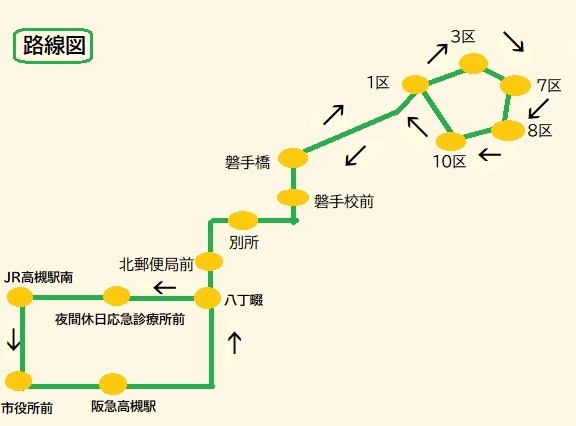 公園墓地路線図 公園墓地路線図