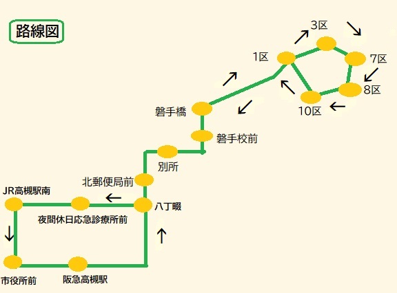 公園墓地路線図 公園墓地路線図